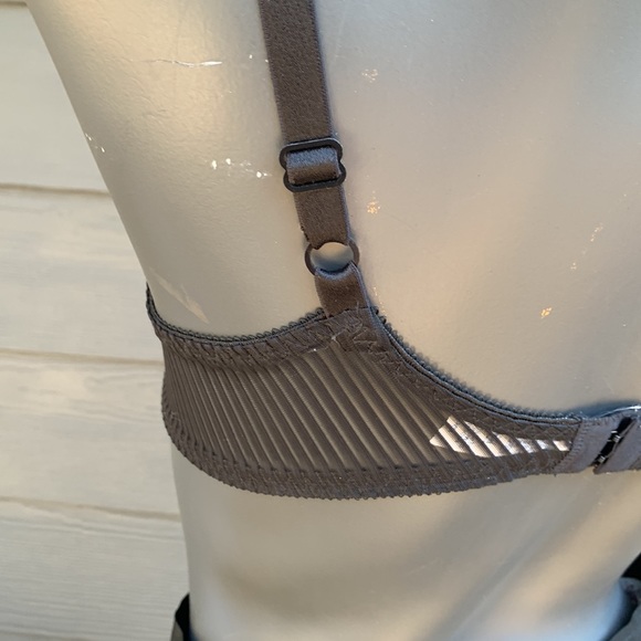 Vintage Best Form Black Semi Sheer Underwire Bra - 36B - Picture 6 of 12